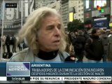 Argentina: trabajadores de la prensa marchan contra los despidos