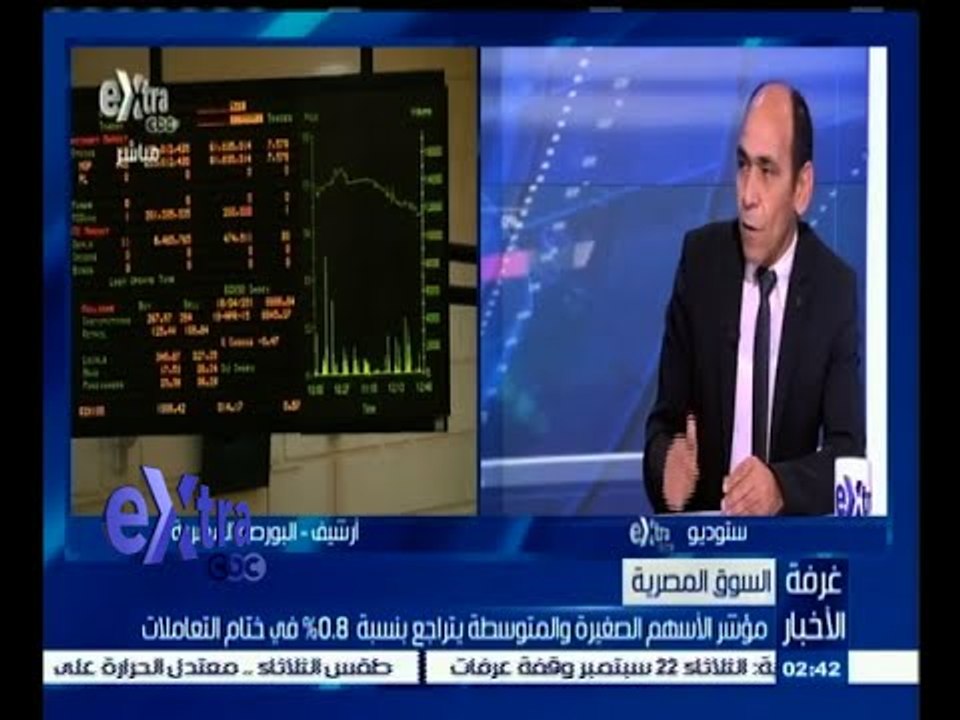 #غرفة_الأخبار |  ‎تراجع جماعي لمؤشرات البورصة في ختام التعاملات