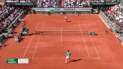 Roland-Garros 2017 : Wawrinka fait exploser Murray ! (7-6, 3-6, 7-5, 6-7, 1-5)