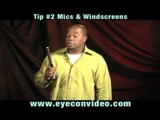 Video Production Tips Podcast - Episode 2 - Mics and Windscr