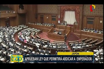Japón: por unanimidad parlamento aprueba dimisión de emperador Akihito