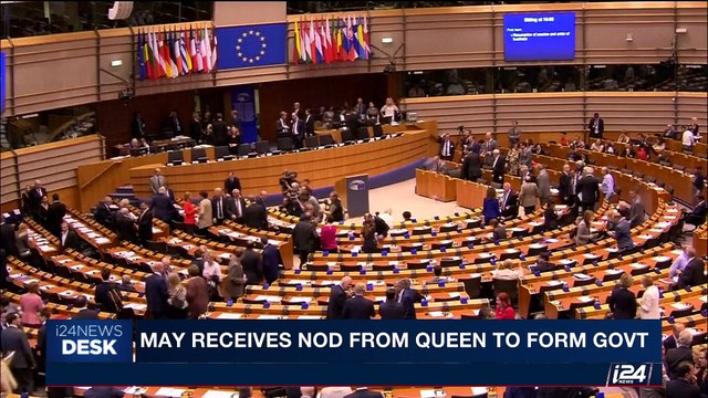 i24NEWS DESK | May receives nod from Queen to form govt | Friday, June 9th 2017