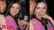 Miranda Kerr Flashes Her Huge Wedding Ring for Everyone to See