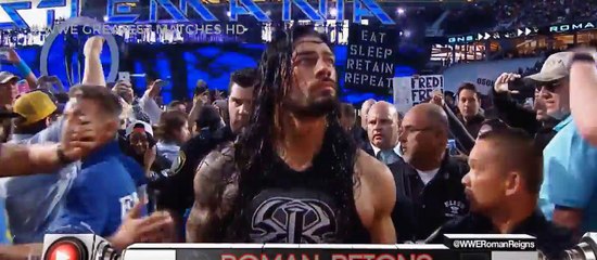 WWE - Roman Reigns vs. Brock Lesnar at Wrestlemania  HD  On Dailymotion
