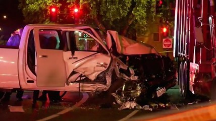 What's known about the truck crash that injured two D.C. officers