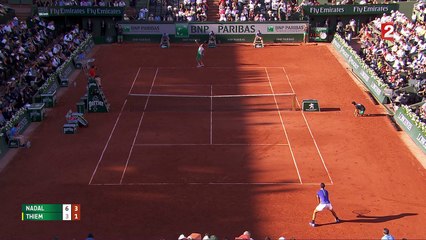 Roland-Garros 2017 : Thiem doit jouer à la perfection pour faire le moindre point (6-3, 3-1)