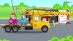 Car Cartoon Episodes for kids with The Giant Cement Mixer Truck Bip Bip Cars 2D Animation