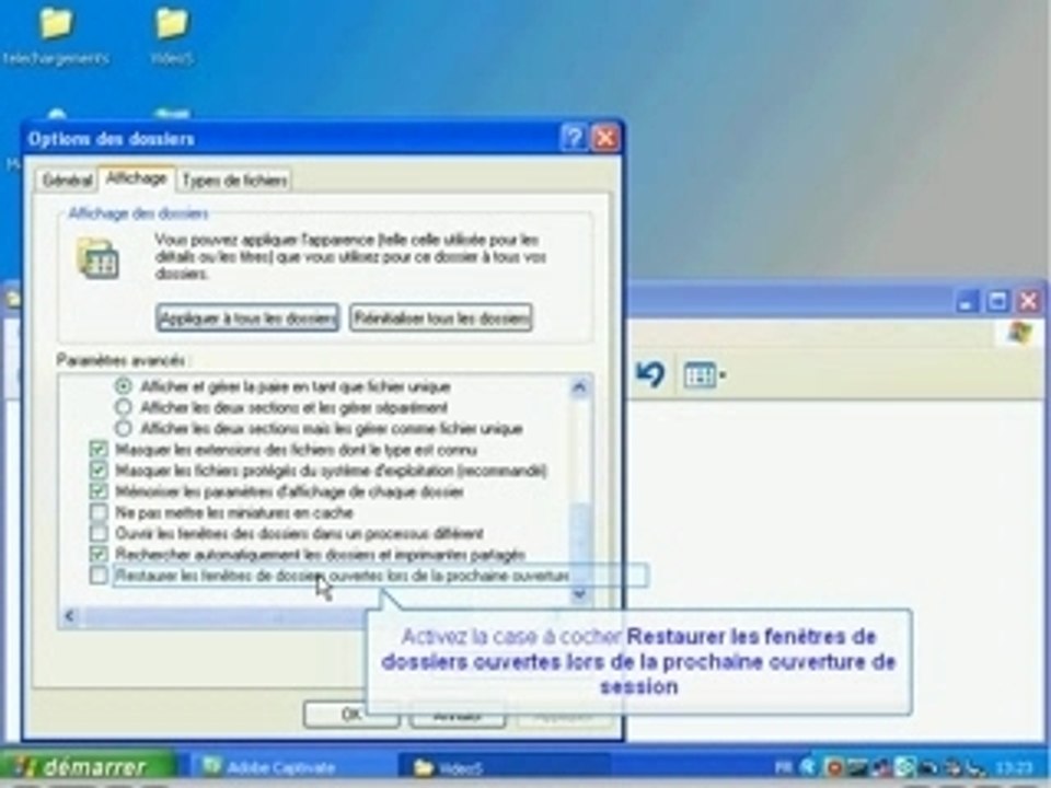 Tutoriel Restaurer dossiers: SAUVESOURIS.com