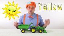 Tractors for Children _ Blippi Toys - TRsdgACTOR SONG _ Blippi