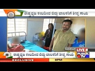 Shimoga: Boy Severely Injured After Falling Down From Flag Hoisting Pole