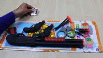 TOYS Playtime with Shotgun and Two Revolver Soft Bullet Guns for Kids and Child