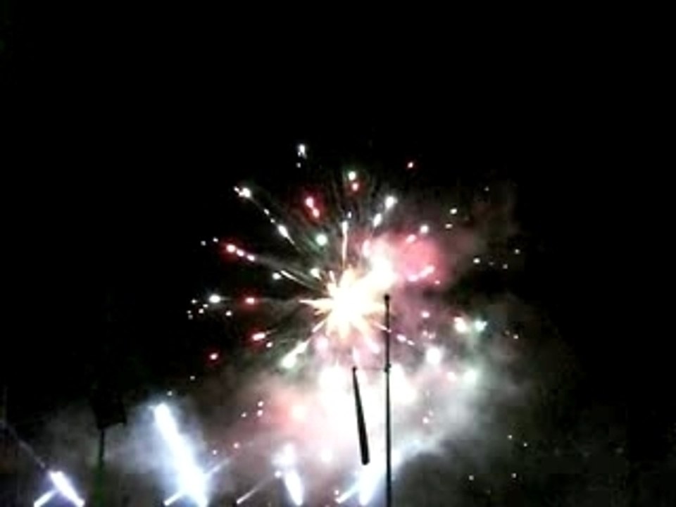 Feu dartifice : les 100 ans du Stade Toulousain