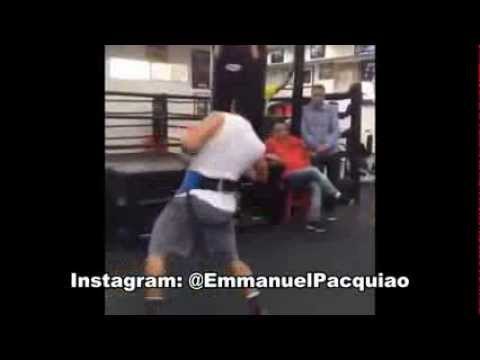 Manny Pacquiao Throws Over 45 Punches In 15 Seconds