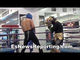 juan funez sparring josh flores - EsNews Boxing