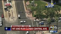 Suspect sought after hitting pedestrian at Central and Osborn in Phoenix