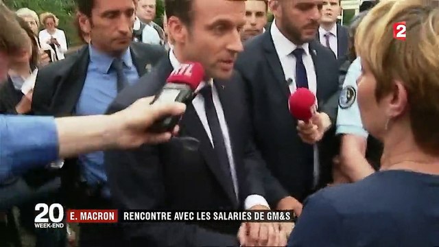 Haute-Vienne : à Bellac, la rencontre mouvementée entre Macron et les salariés de l'usine GM&S