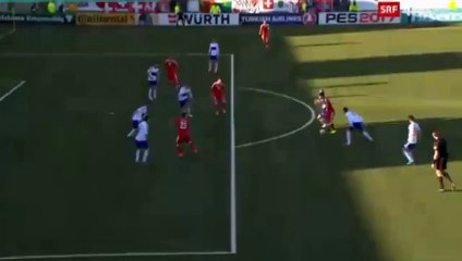 0-1 Granit Xhaka Goal HD - Faroe Islands vs Switzerland 09.06.2017