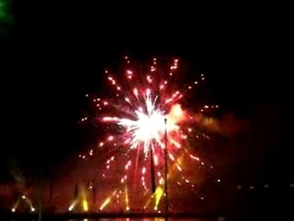 Feu dartifice : les 100 ans du Stade Toulousain