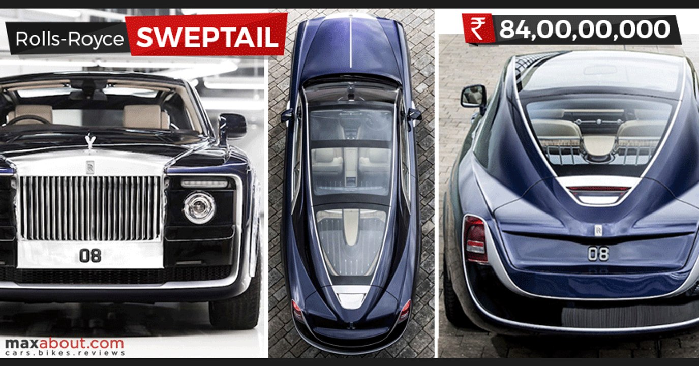 World's Most Expensive Car $12.8 Million Rolls Royce Sweptail
