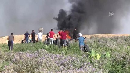 Israil - Gazze Sınırında Gösteri