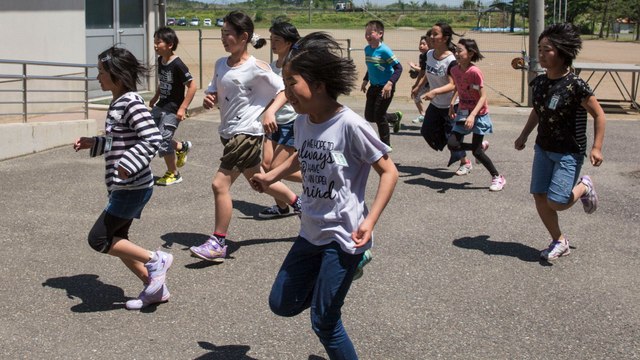 Japanese town holds first preparedness drill since WWII