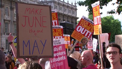 'Make June the end of May' - Tory protests