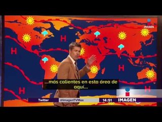 Brad Pitt: el chico del clima por un día | Imagen Noticias con Yuriria Sierra