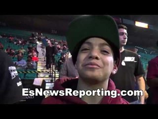 mayweather vs pacquiao very young fighters argue about winner - EsNews