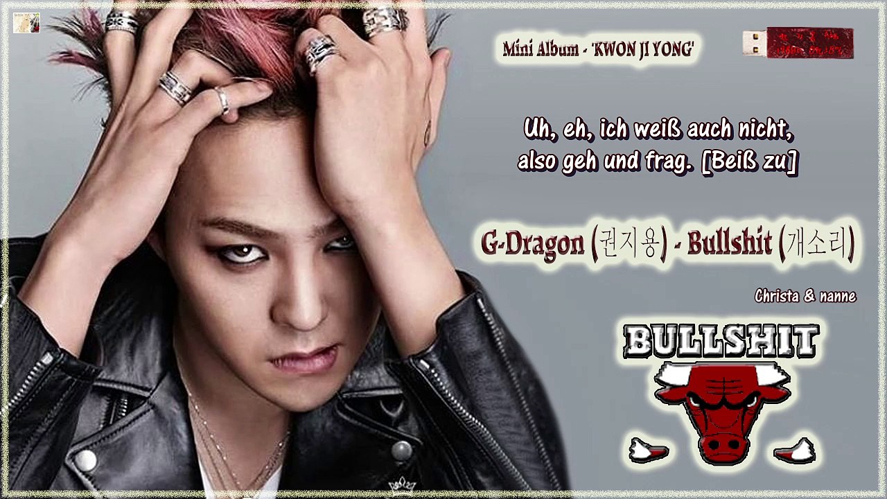 G-Dragon - Bullshit k-pop [german Sub]
