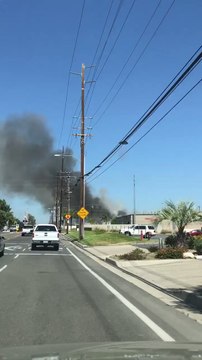 Smoke Billows From Chemical Supply Shop Fire in Anaheim