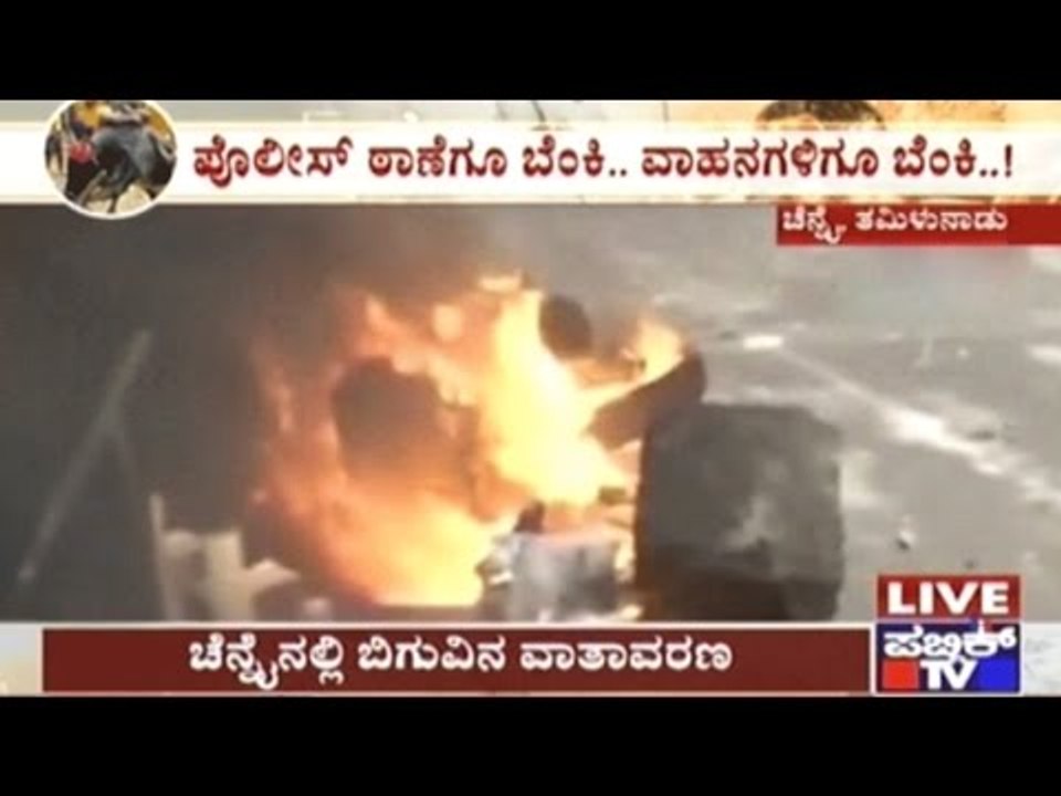 Tamil Nadu: Violent Attacks On Policemen By Pro-Jallikattu Protesters