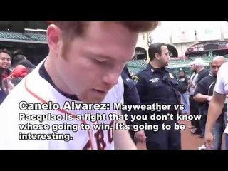 Canelo Alvarez: Mayweather vs Pacquiao Is A Fight I Don't Know Who Wins - esnews boxing