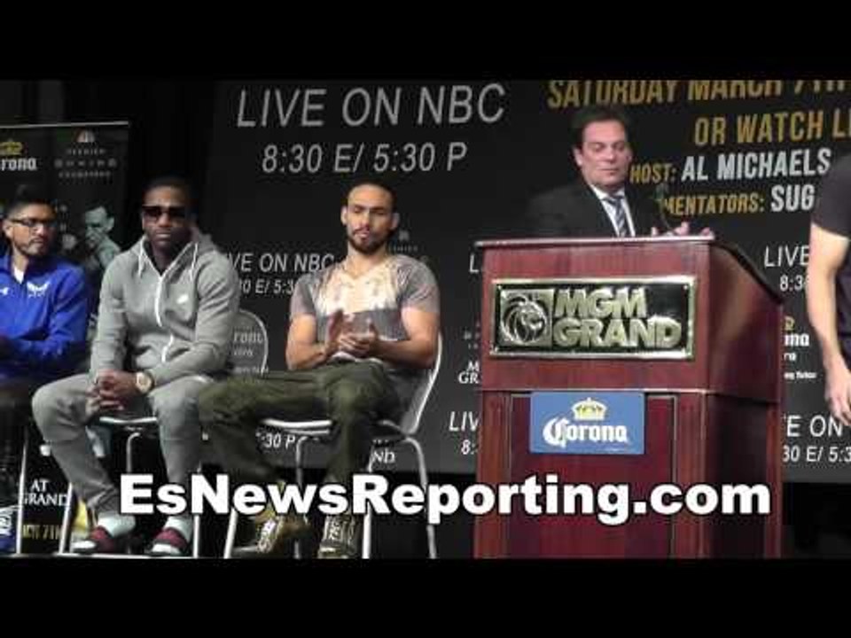 Adrien Broner and John Molina broner asks who g...