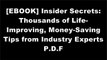 [Lq9W2.EBOOK] Insider Secrets: Thousands of Life-Improving, Money-Saving Tips from Industry Experts by Editors of Reader's Digest PDF