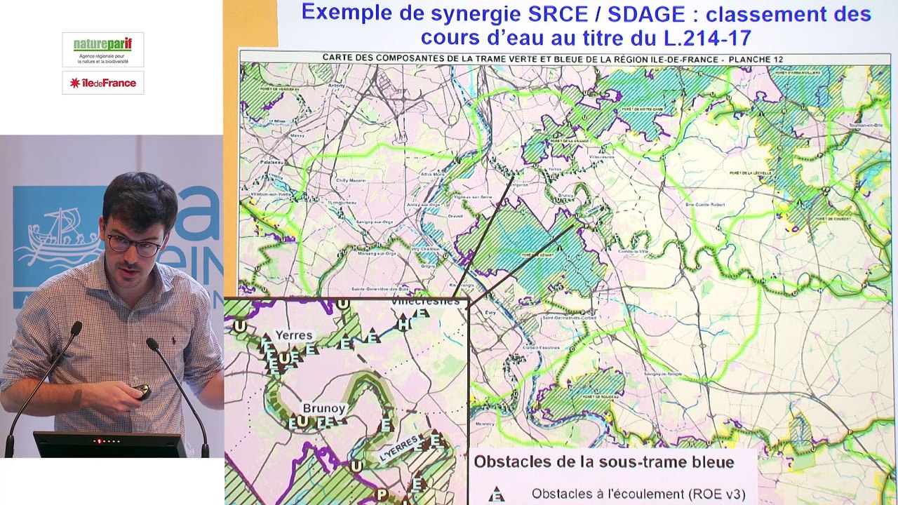 3 - SRCE, SDAGE, documents d'urbanisme : des documents de planification complémentaires à toutes les échelles par Jérémy Requena, Chargé de mission Milieux aquatiques et zones humides -DRIEE