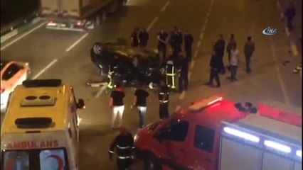 Bursa'da Aşırı Sürat Kazaya Sebep Oldu: 3'ü Çocuk 4 Yaralı