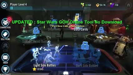 Star Wars Galaxy of Heroes Generator Hack Tool Generate Crystal and Credits UPDATED 1