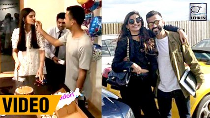 Tải video: Sonam Kapoor Celebrates Birthday With  Boyfriend Anand Ahuja