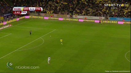 Grosse erreur lloris lors Suède-France