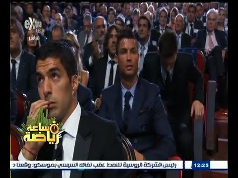 ‫#‬ساعة_رياضة | ميسي يتوج بجائزة أفضل لاعب في أوروبا متفوقا على سواريز ورونالدو