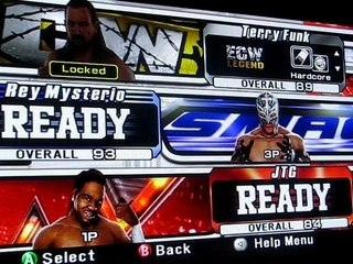 WWE Smackdown! vs Raw 2008 Roster