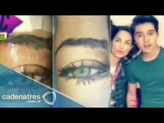 Hijo de Bárbara Mori se tatúa ojo de su mamá