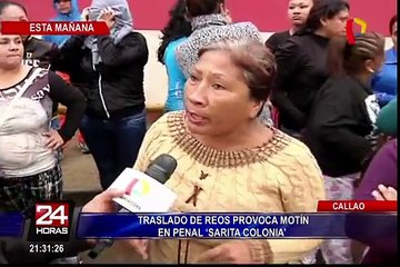 Callao: un muerto deja motín en penal “Sarita Colonia"