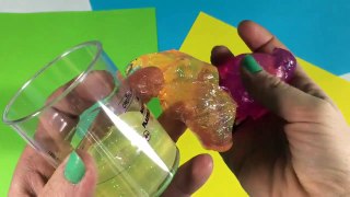 Rainbow slime  Rainbow in a bottle _ tdsahe secret how it stays like this in th