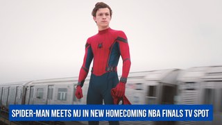 Spider-Man Meets MJ In New Homecoming NBA Finals TV Spot