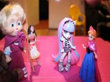 Toy MASHA & THE BEAR GOES ON REVENGE + ANNA MOANA ROCHELLE GOYLE MONSTER HIGH FROZEN DISNEY