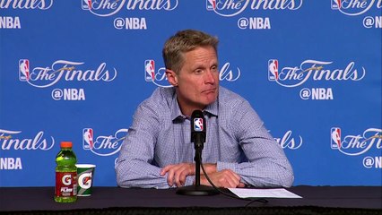 【NBA】Steve Kerr Postgame Interview  Game 4 Warriors vs Cavaliers  June 9,2017