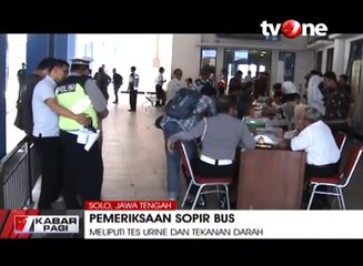 Jelang Mudik, Dinkes Lakukan Pemeriksaan Kesehatan Sopir Bus