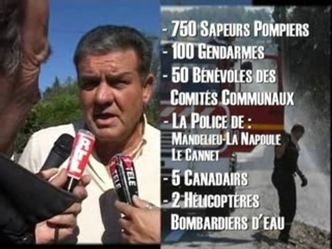 Incendies Mandelieu la Napoule 2007