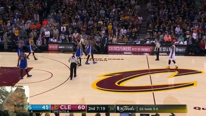 Dahntay Jones fait du trashtalking avec KD... depuis le banc